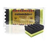colombina PROTECT рельефные губки для мытья посуды, 5 шт.
