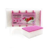 сolombina AROMA губки для мытья посуды ароматизированные AROMA-клубники, 5 шт.